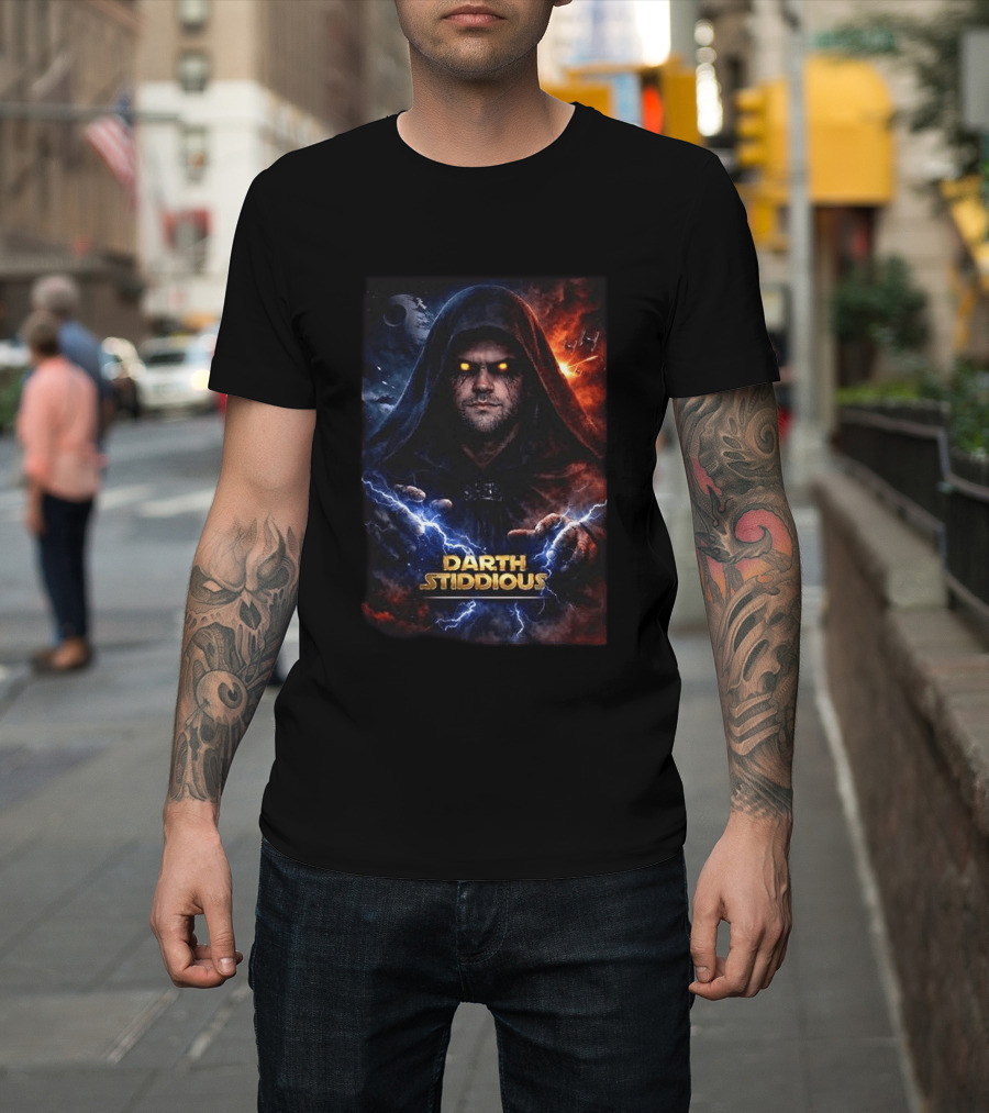 Darth Stiddious Jarrett Stidham Lightning Eyes Sith Star Wars T-Shirt