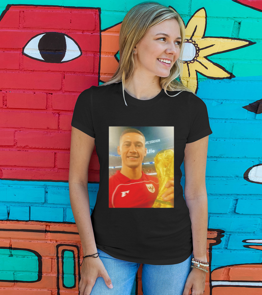 Life Stadium Álex Grimaldo Bundesliga Trophy Event Image T-Shirt