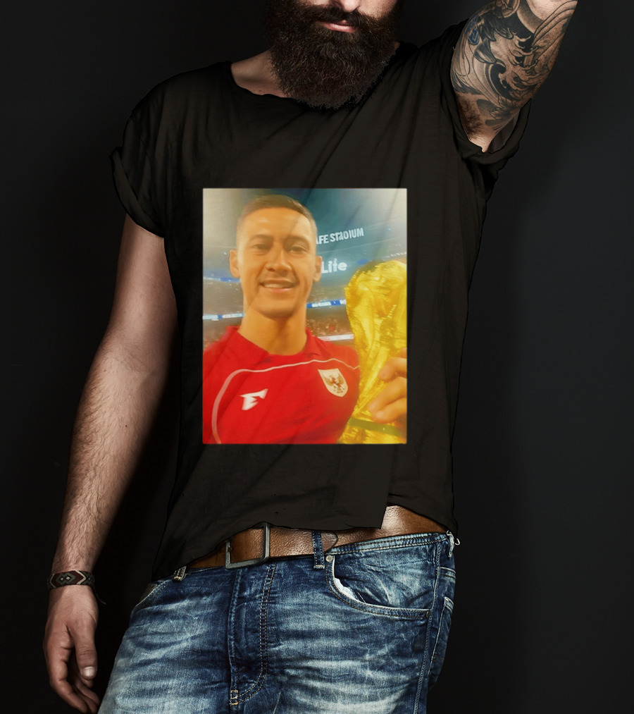 Life Stadium Álex Grimaldo Bundesliga Trophy Event Image T-Shirt