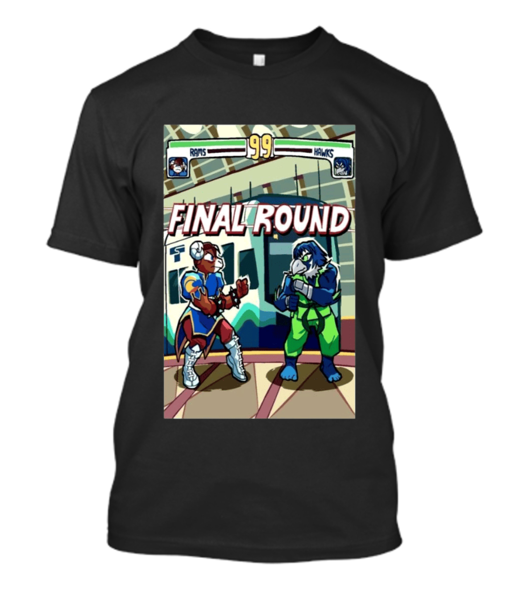 Seattle Seahawks Vs Los Angeles Rams Final Round Lumen Field Seattle WA Jan 25 2026 T-Shirt