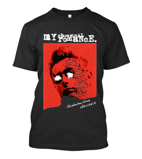 MY Chemical Romance The Black Parade 2026 Tour Peru Distressed Red Face T-Shirt