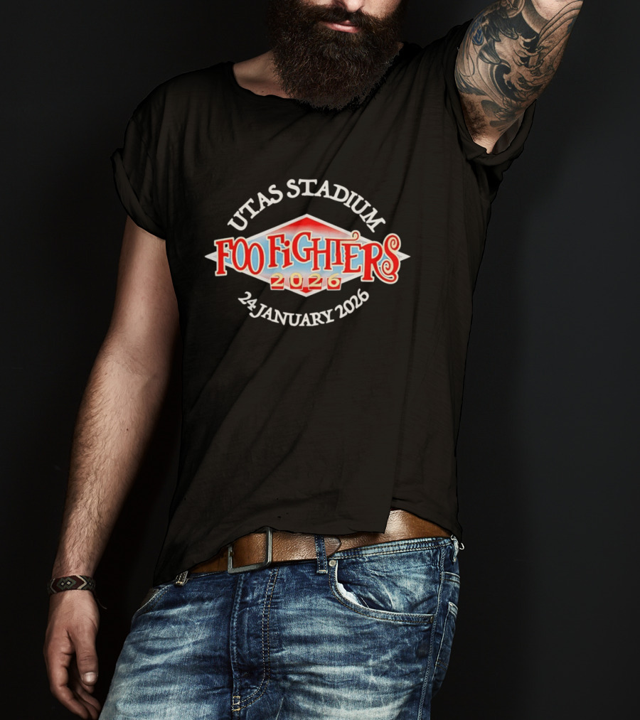 Foo Fighters UTAS Stadium 24 January 2026 T-Shirt