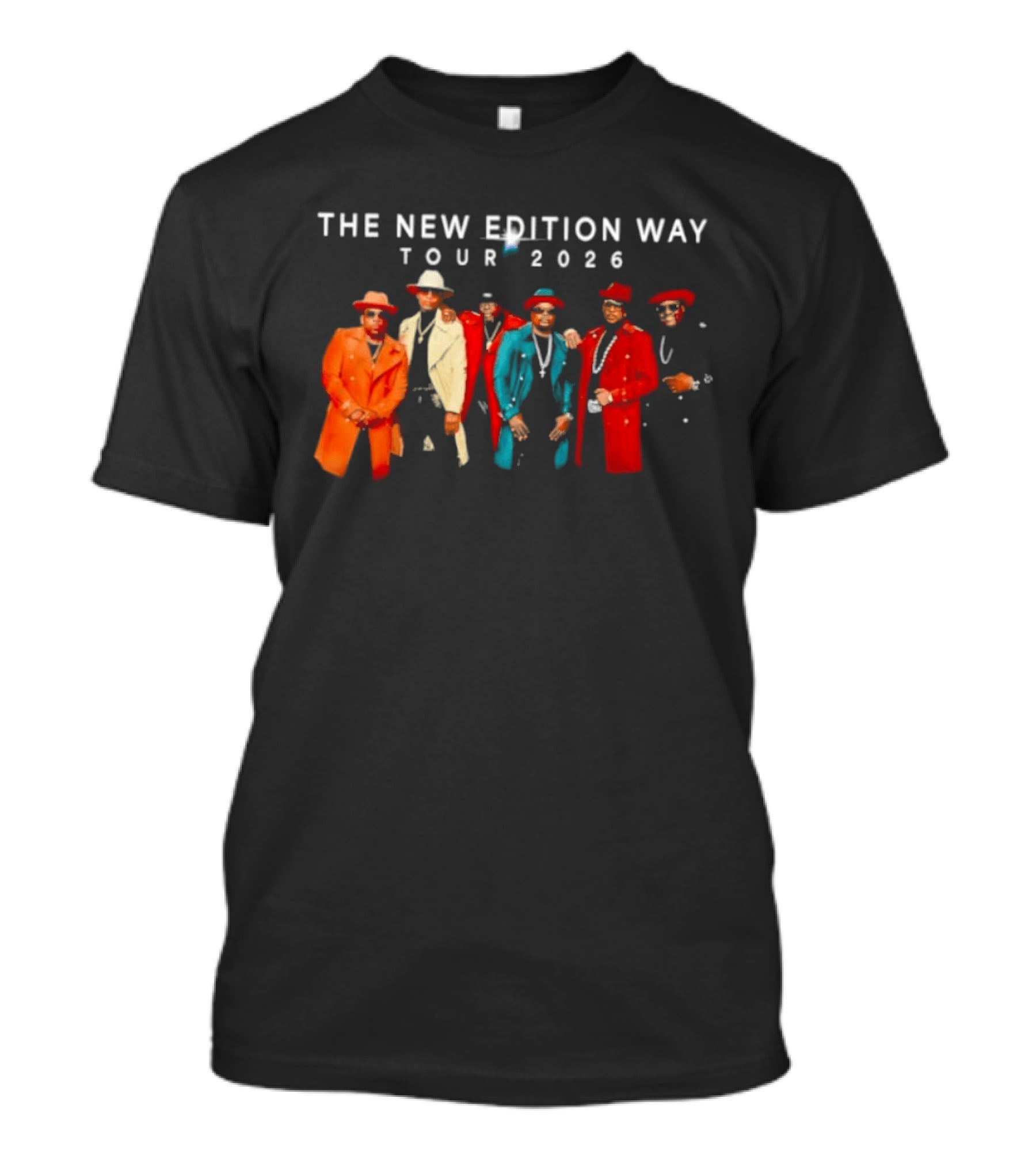 The New Edition Way Tour 2026 Concert Fashion T-Shirt