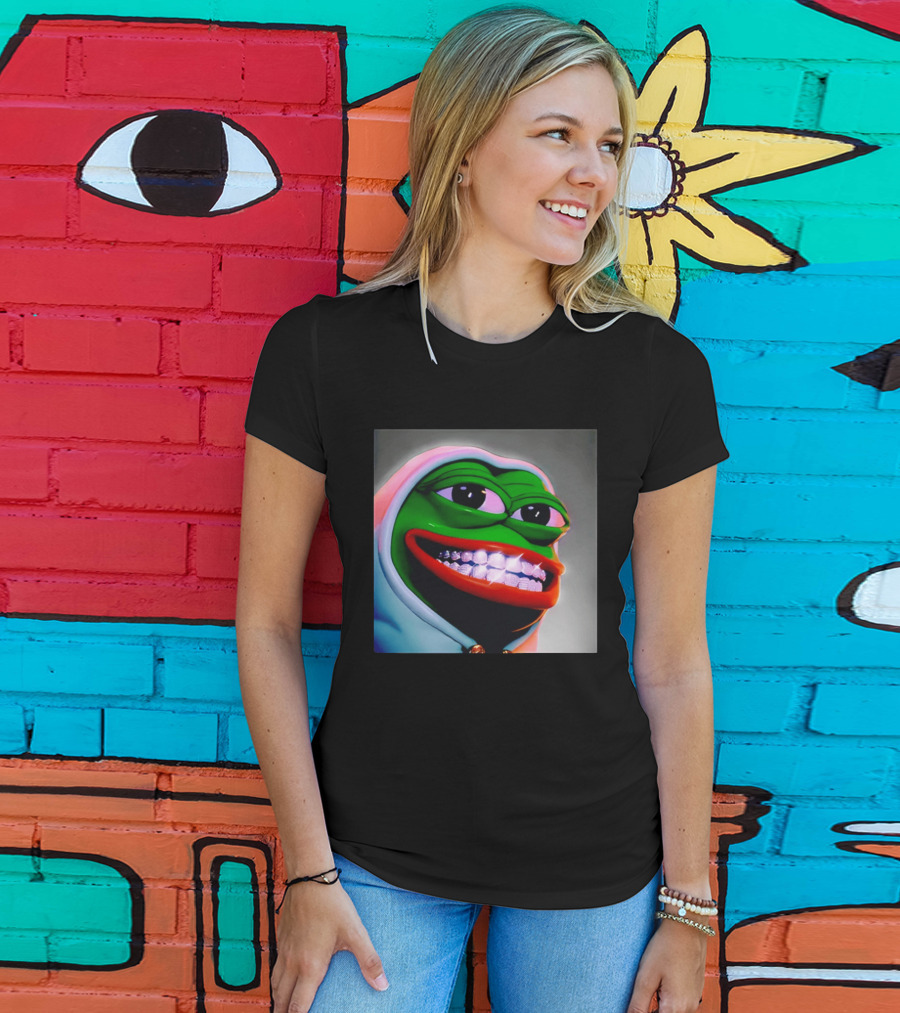 Pepe The Frog Diamond Teeth Drip T-Shirt