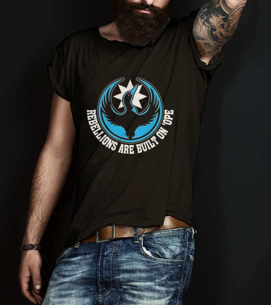Rebellions Are Built On 'Ope Star Wars Inspired Phoenix Crest T-Shirt