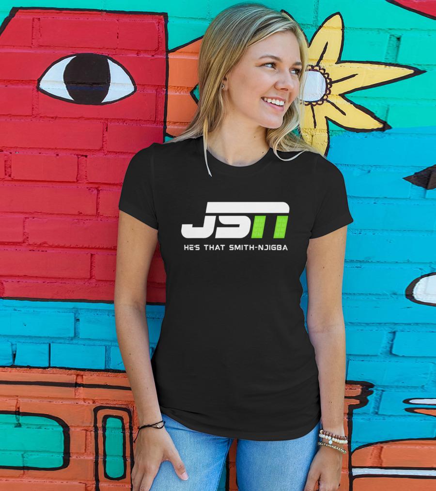 JSN He's That Smith Njigba Seattle Seahawks Football T-Shirt