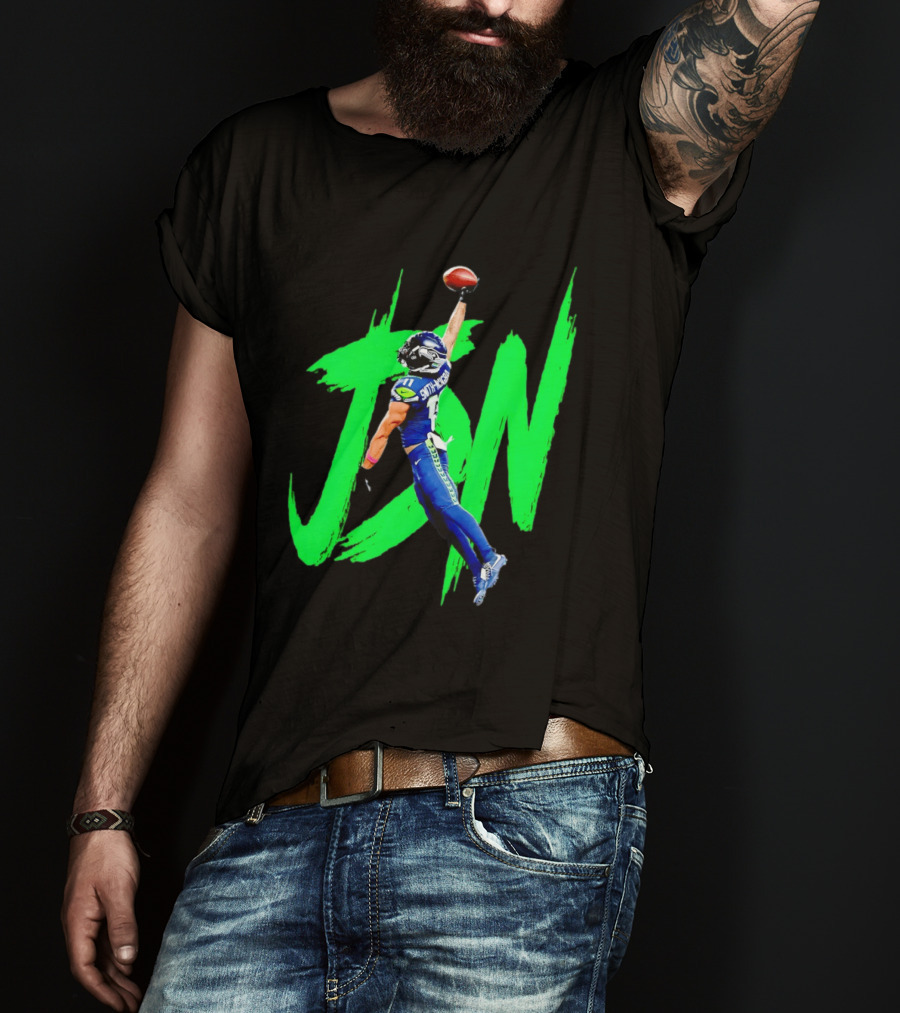 JSN Jaxon Smith Njigba Seattle Seahawks Football 2025 T-Shirt