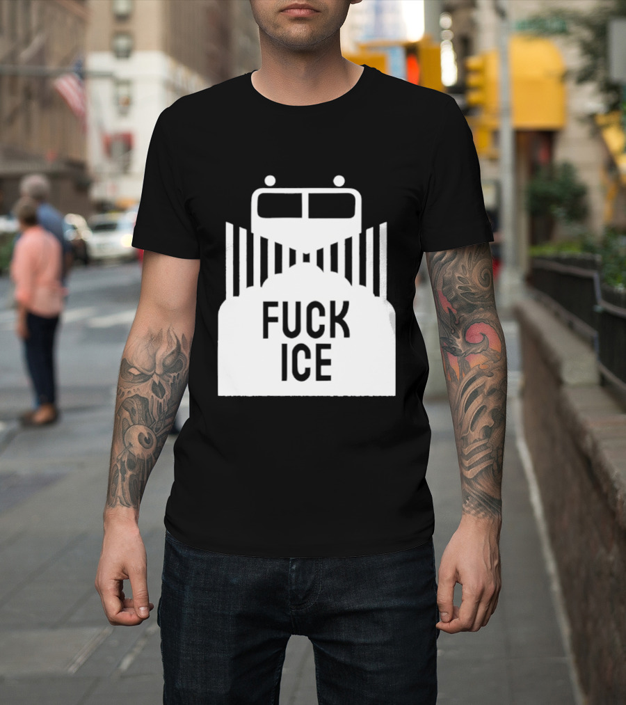 Fuck Ice Detention Abolition Protest Message T-Shirt