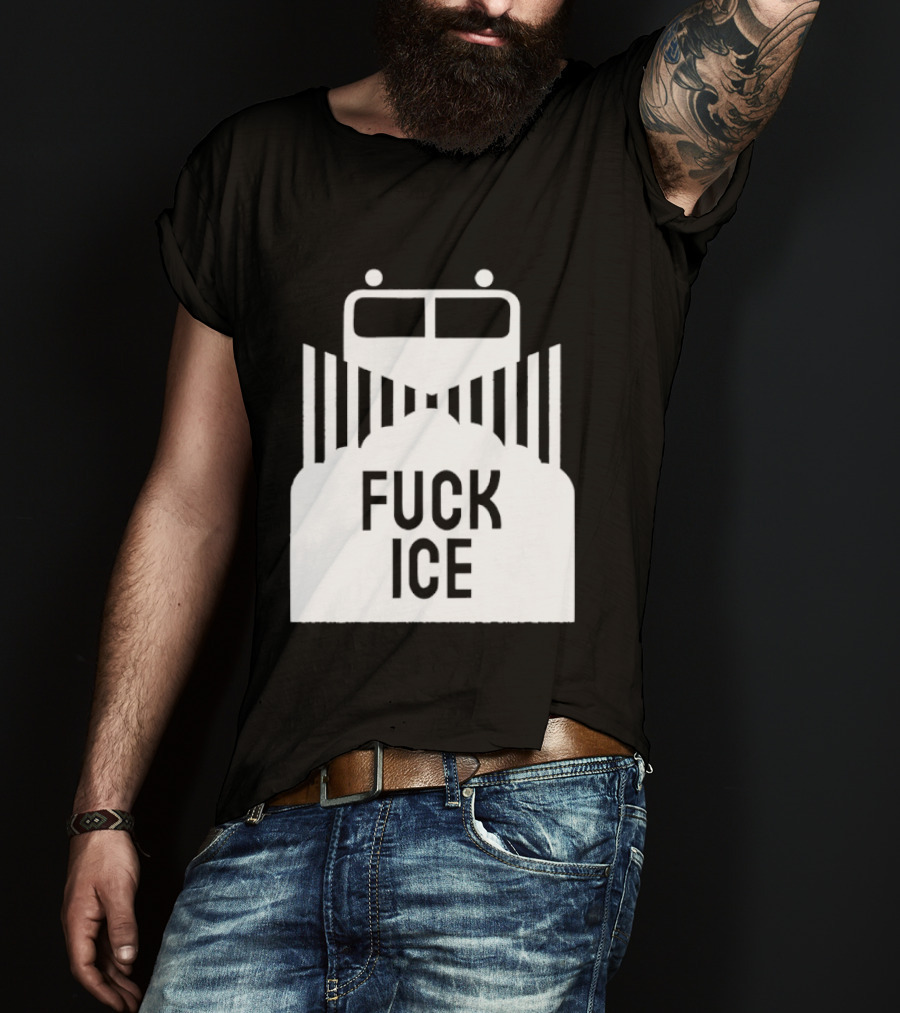 Fuck Ice Detention Abolition Protest Message T-Shirt