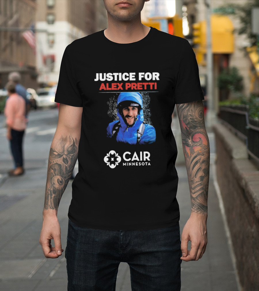Justice For Alex Pretti CAIR Minnesota T-Shirt