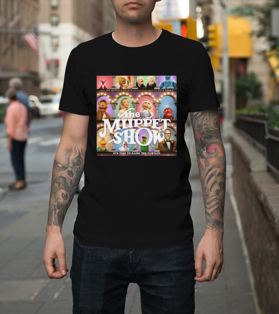 The Muppet Show It's Time To Raise The Curtain February 4 2026 Seth Rogen Executive Producer T-Shirt