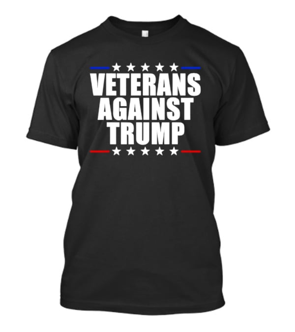 Veterans Against Trump Stars Stripes T-Shirt