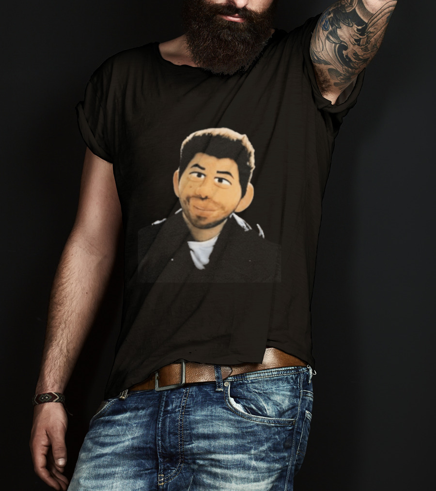Nick Jonas J.N. Puppet Caricature T-Shirt