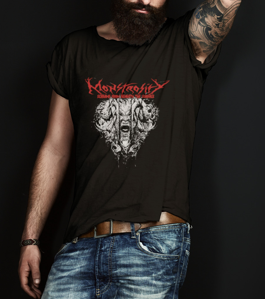 Monstrosity Scream Horror T-Shirt
