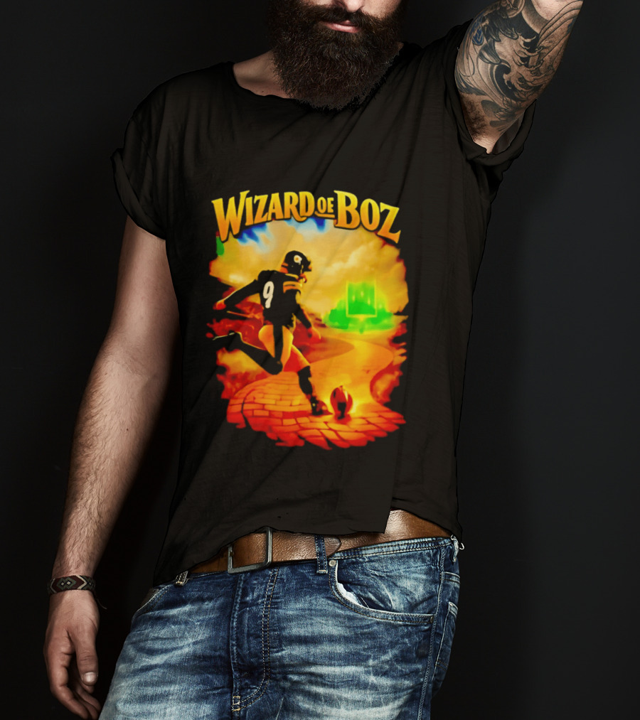 Wizard Of Boz Chris Boswell Pittsburgh Steelers Football Kicker Fantasy T-Shirt