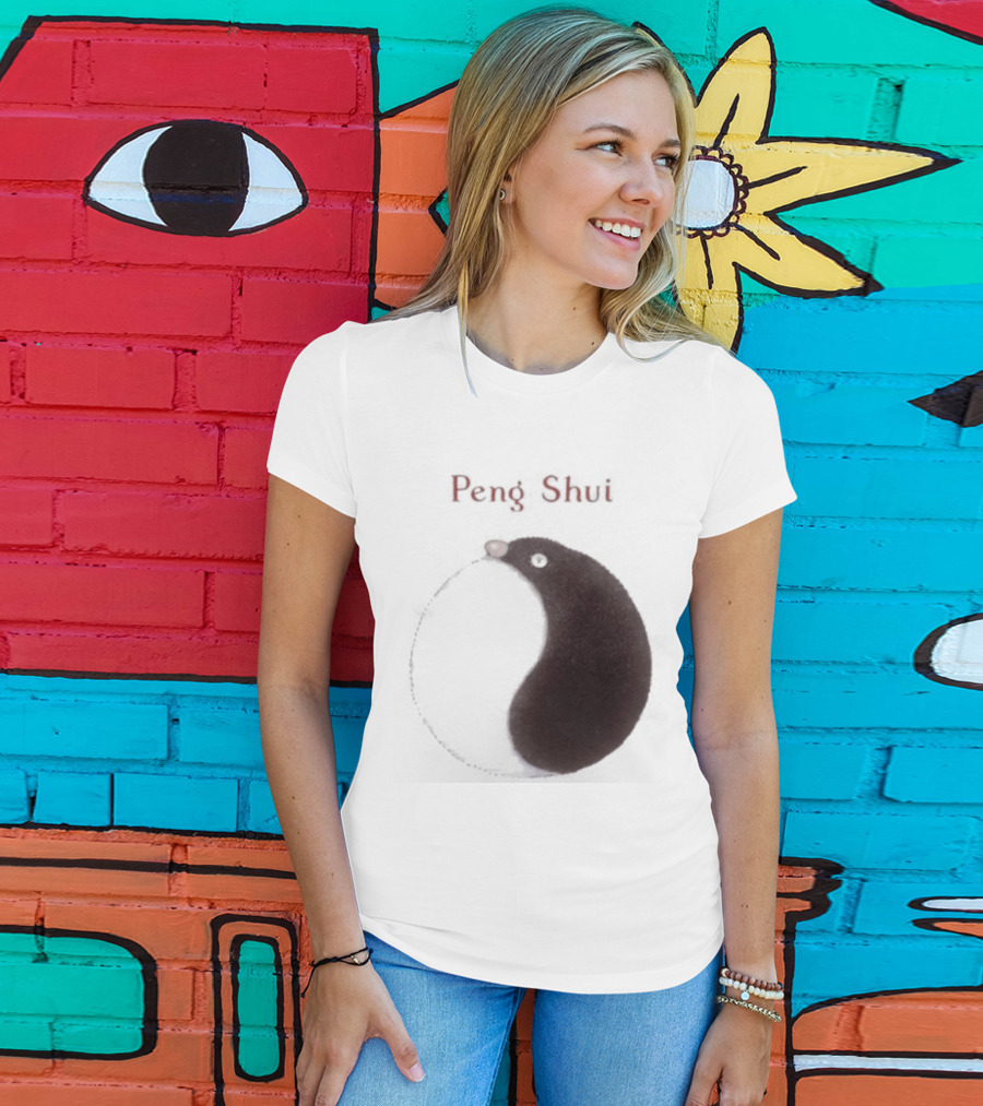 Peng Shui Yin Yang Symbol Smoke T-Shirt
