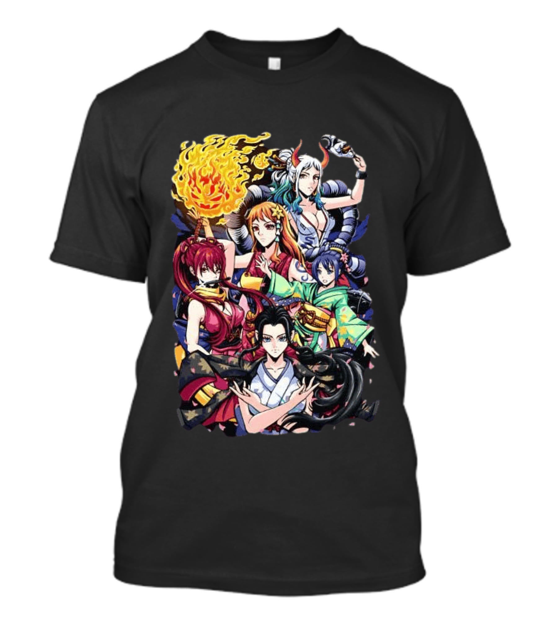 Wano Country Arc One Piece Anime Female Characters Crimson Voyage T-Shirt
