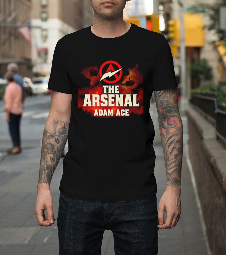 The Arsenal Adam Ace Helicopter Ride Adventure T-Shirt