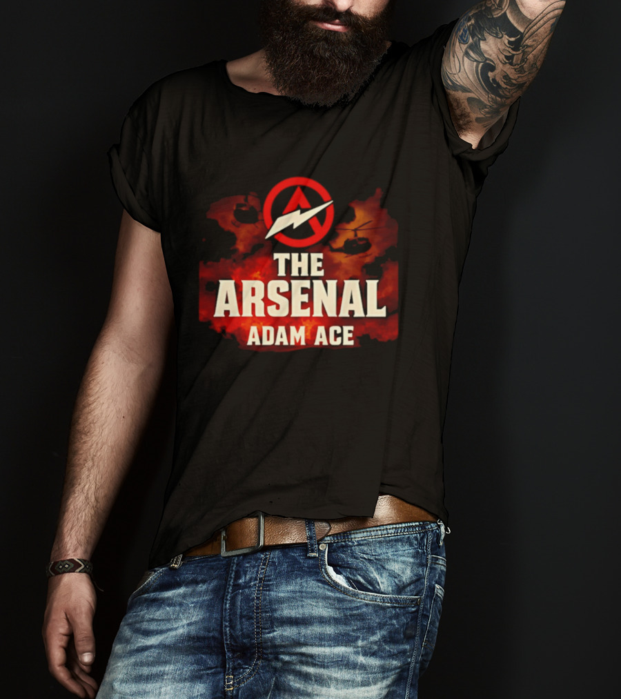 The Arsenal Adam Ace Helicopter Ride Adventure T-Shirt