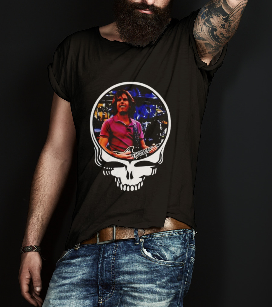 Bob Weir Grateful Dead Enjoying The Ride Skull T-Shirt