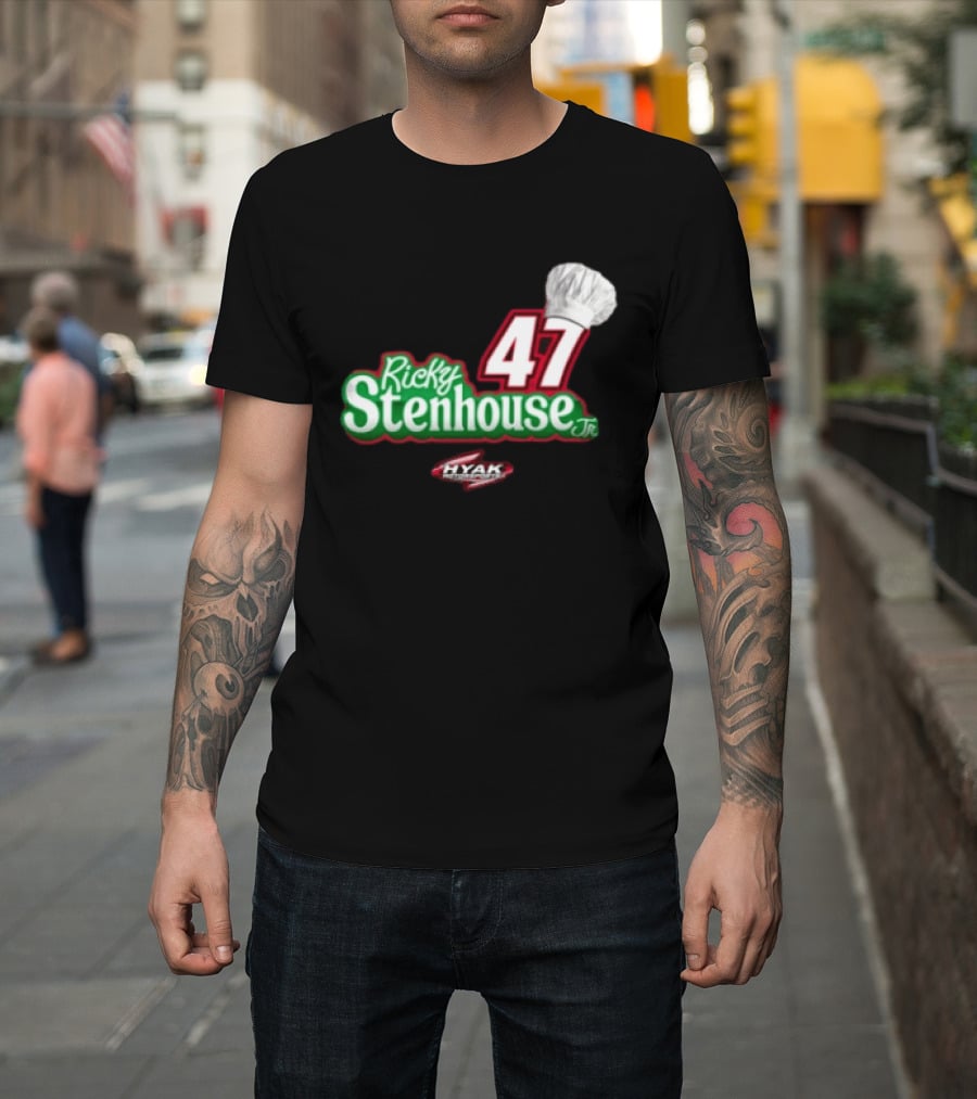 Ricky Stenhouse Jr 47 Chef Hat Hyak Chef Boyardee Racing T-Shirt