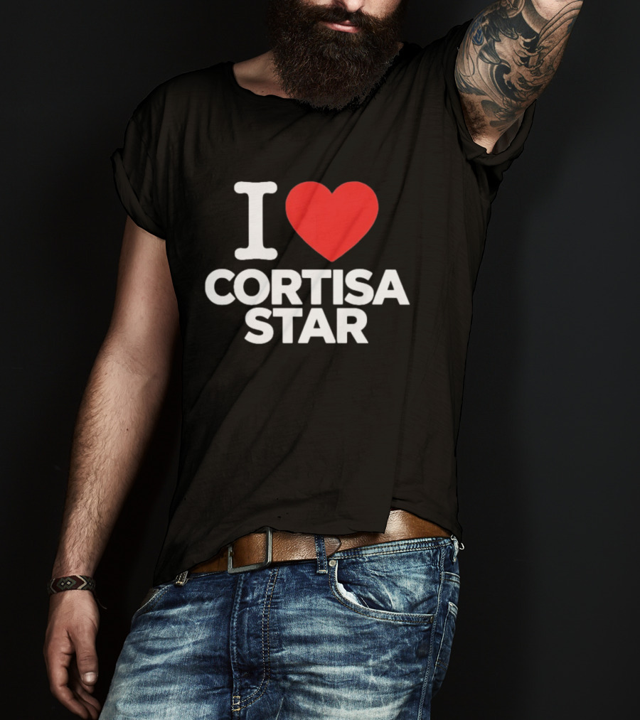 I Love Cortisa Star Heart T-Shirt