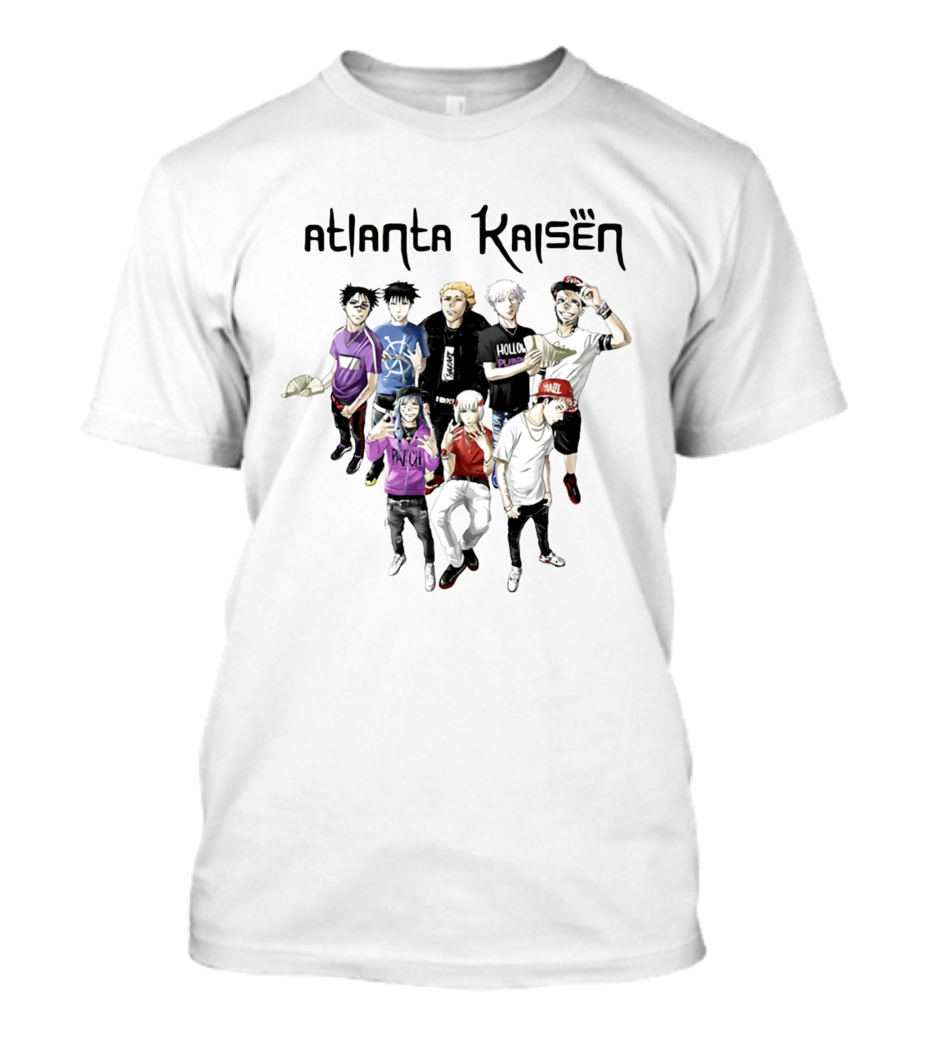 Atlanta Kaisën Jujutsu Kaisen Anime Characters Fan T-Shirt
