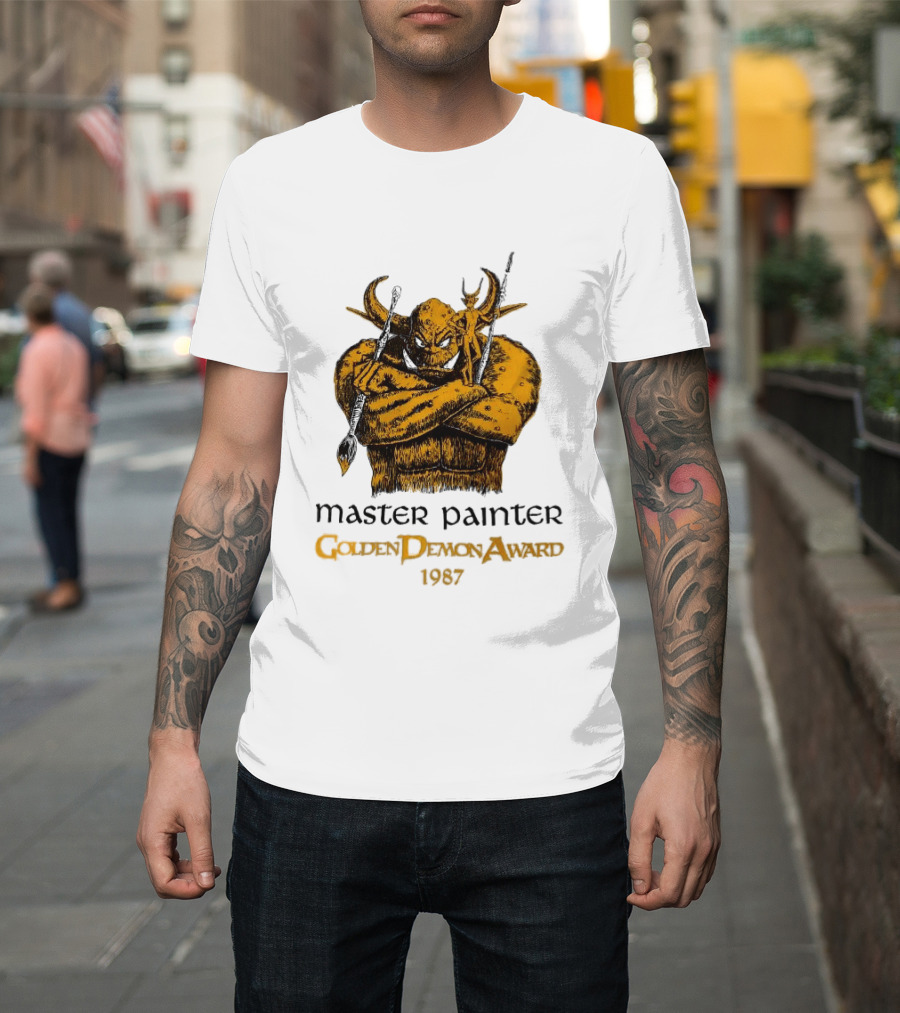 Master Painter Golden Demon Award 1987 Vintage Monster T-Shirt