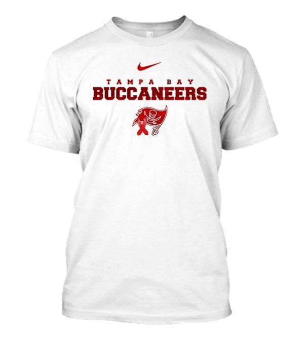 Tampa Bay Buccaneers February Red Wear American Heart Month Nike T-Shirt