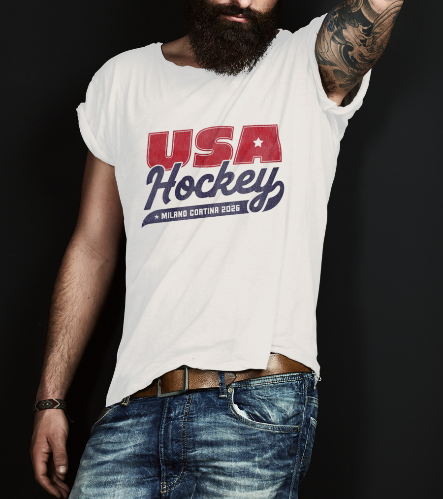 USA Hockey Milano Cortina 2026 T-Shirt