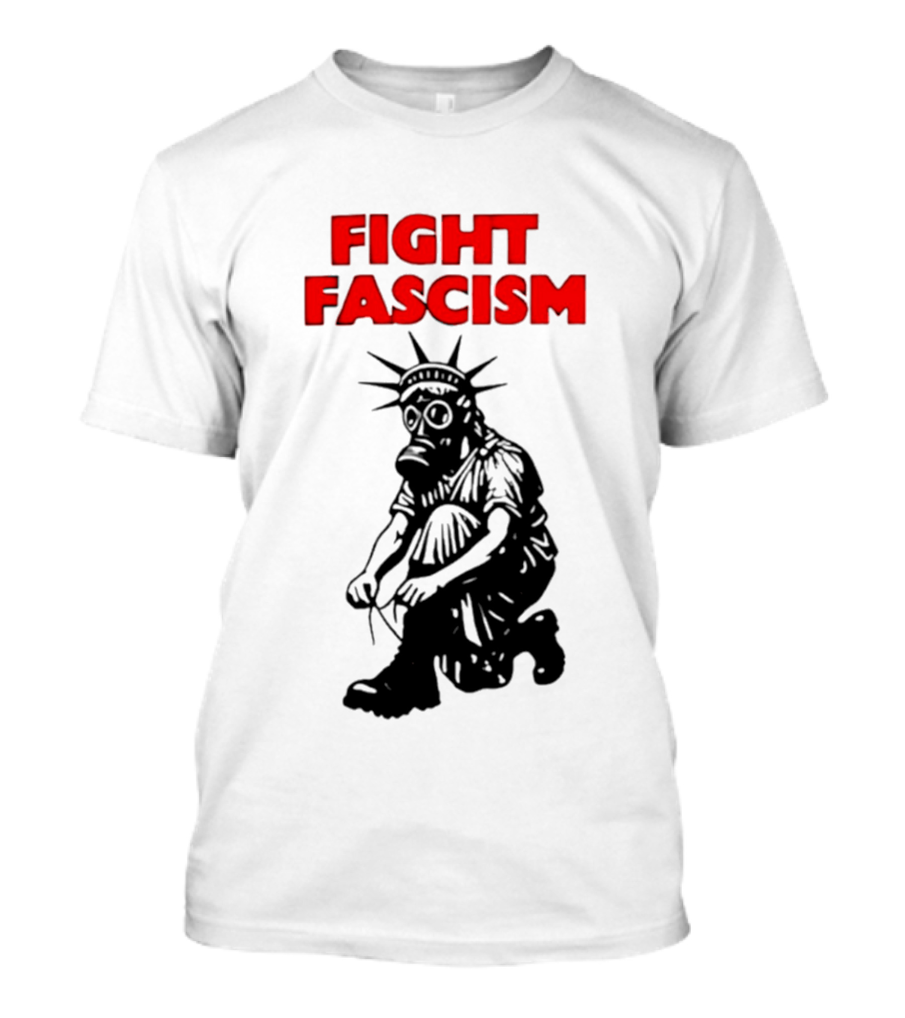 Fight Fascism Liberty Not Fascism Abolish ICE T-Shirt