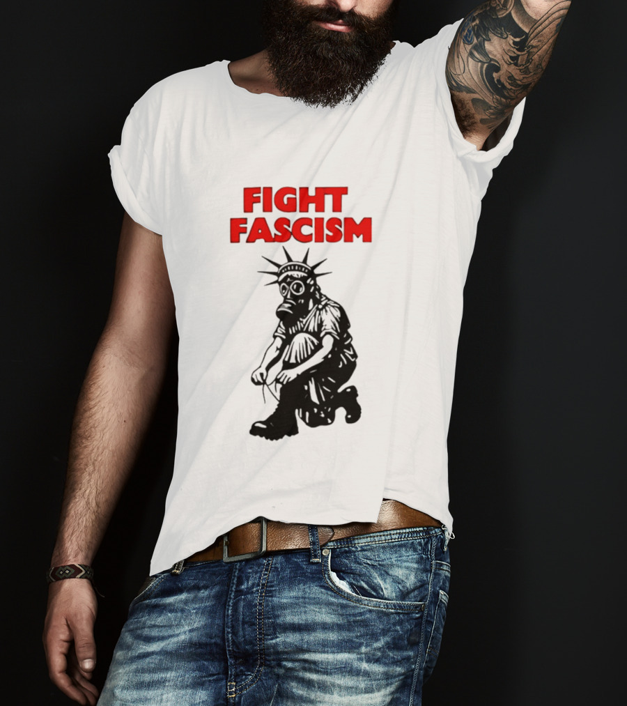 Fight Fascism Liberty Not Fascism Abolish ICE T-Shirt