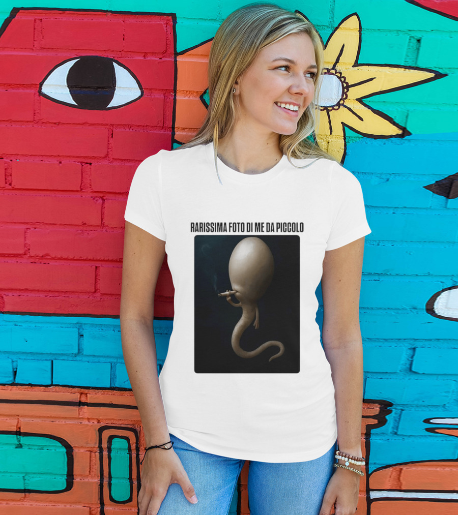 Rarissima Foto Di Me Da Piccolo Alieno Iconico Comico Divertente T-Shirt