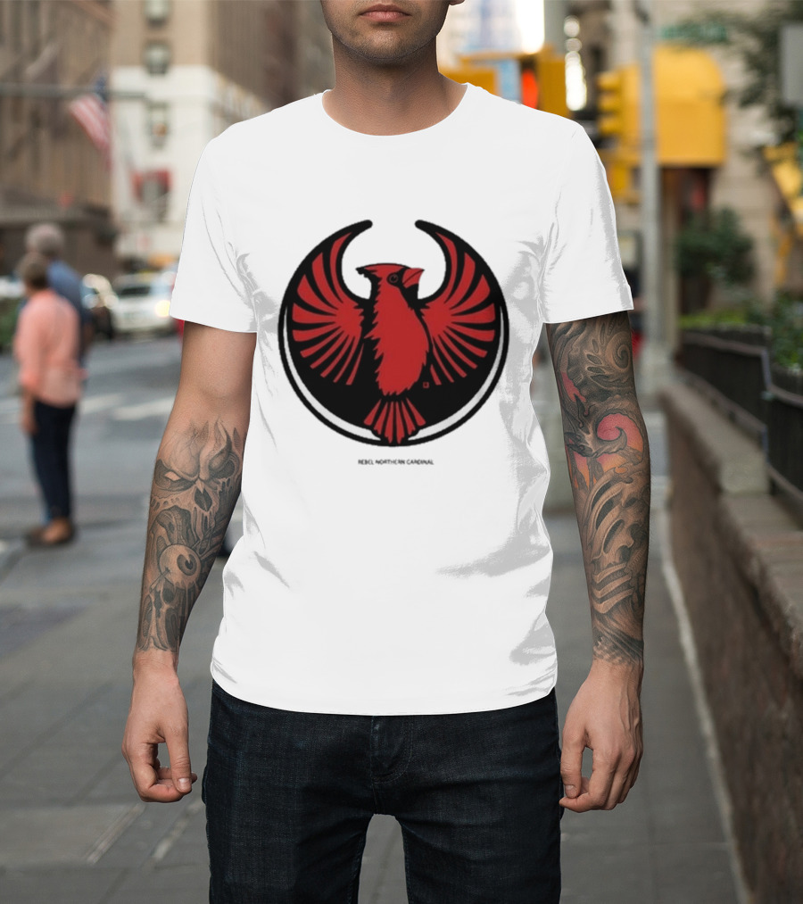 Rebel Northern Cardinal Alliance Heavyweight Bird T-Shirt