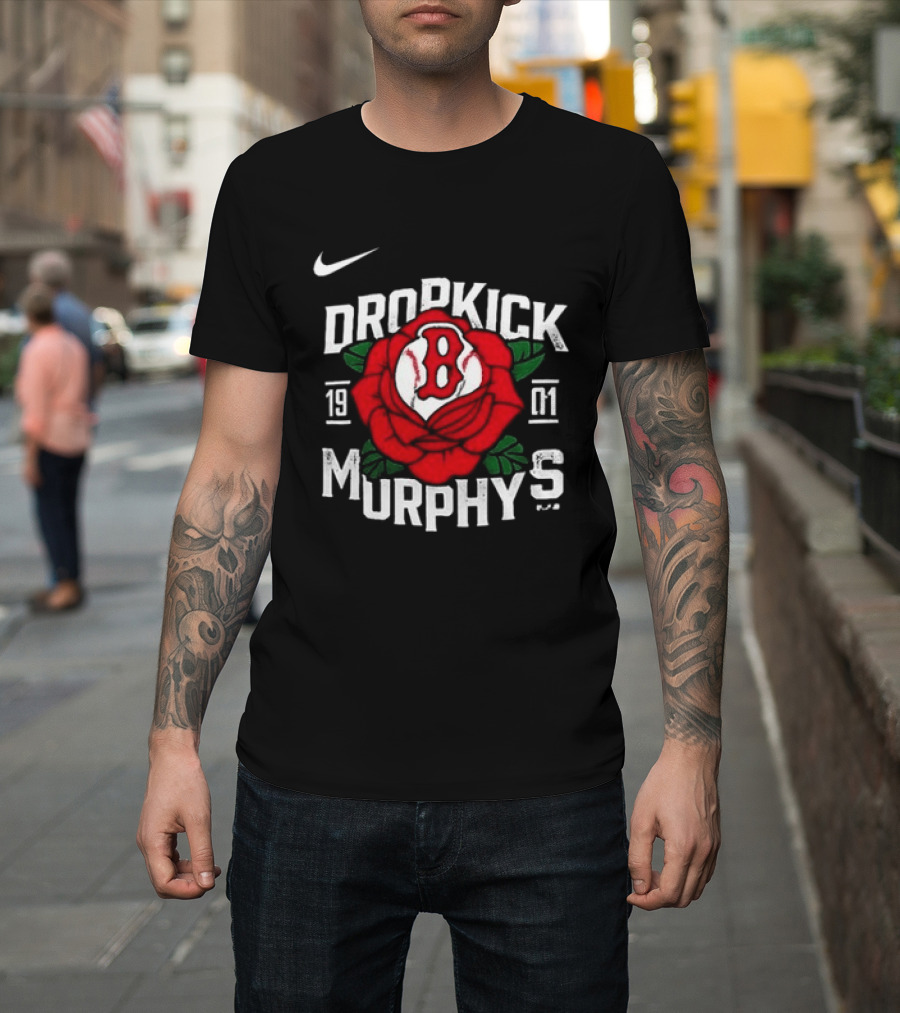 Nike Dropkick Murphys Boston Red Sox 1901 Rose T-Shirt
