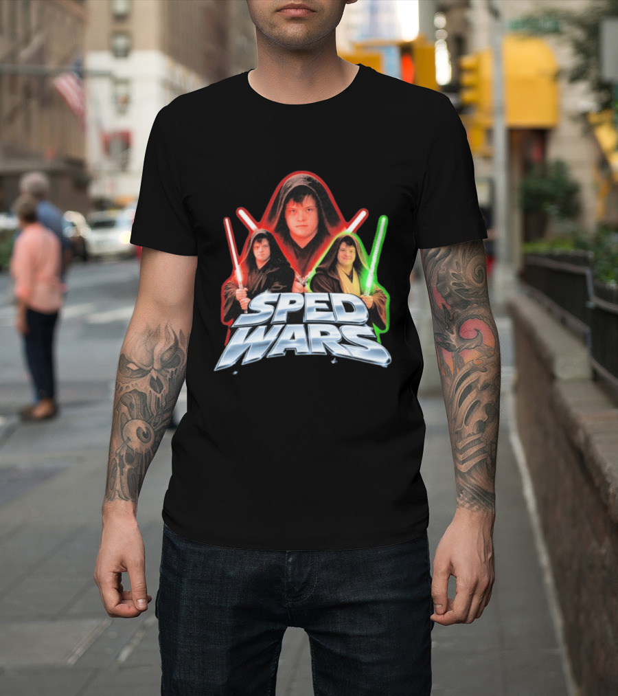 SPED WARS Lightsaber Down Syndrome Jedi T-Shirt