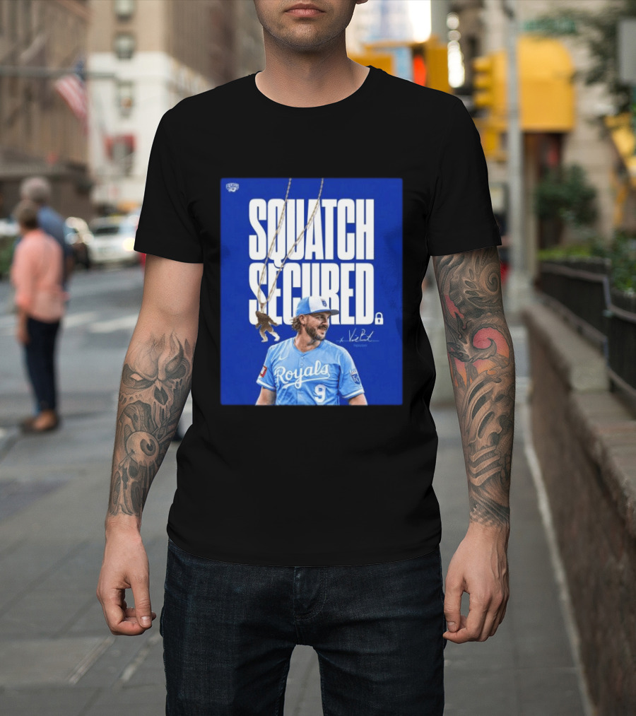 Squatch Secured Vinnie Pasquantino Royals Signature Collection T-Shirt