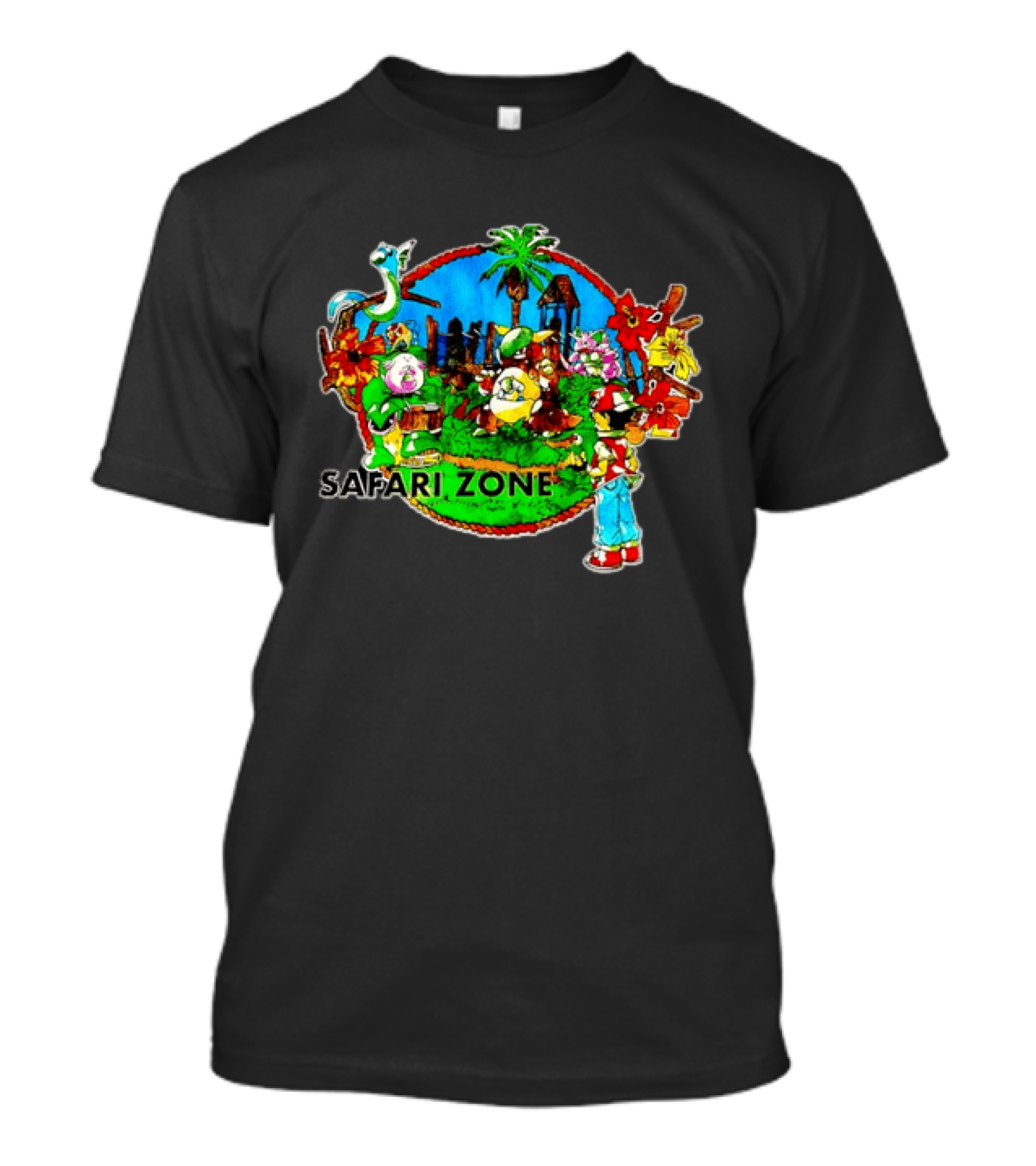 Safari Zone Pokémon Adventure With Ash Ketchum And Friends T-Shirt