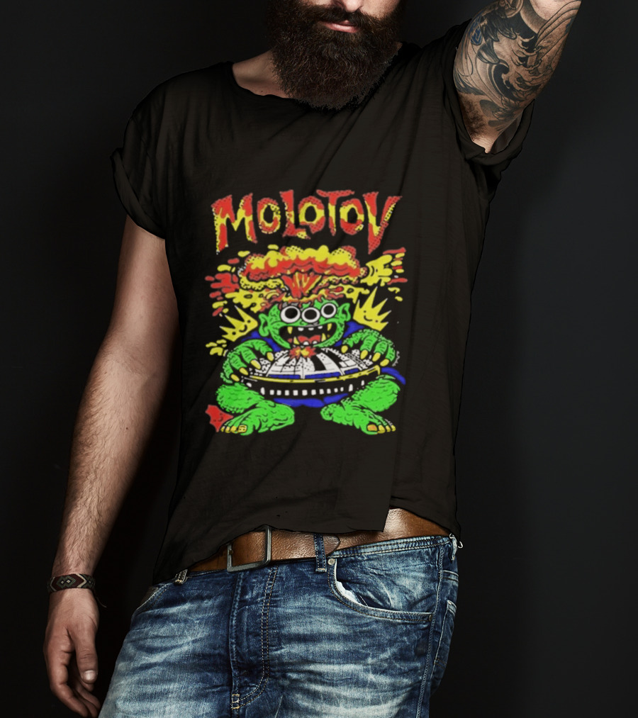 Molotov January 31 2026 Mexico Monster Art Explosion T-Shirt