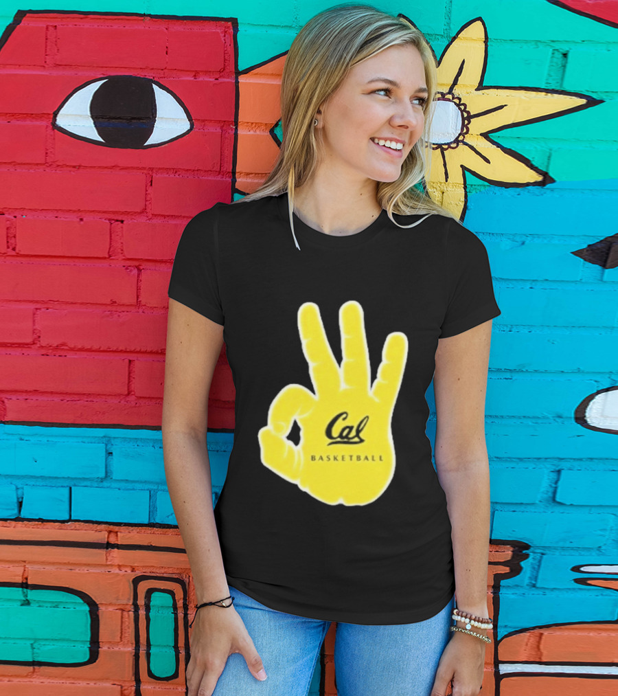 Cal Basketball Hand Sign California Golden Bears T-Shirt
