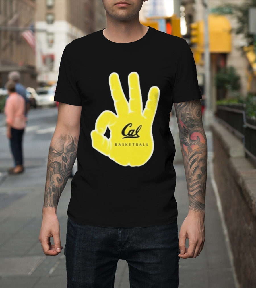 Cal Basketball Hand Sign California Golden Bears T-Shirt