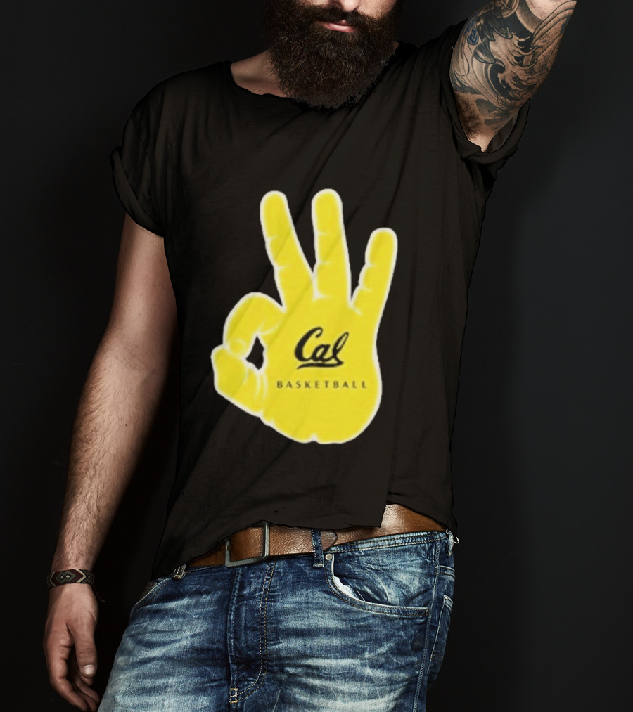 Cal Basketball Hand Sign California Golden Bears T-Shirt