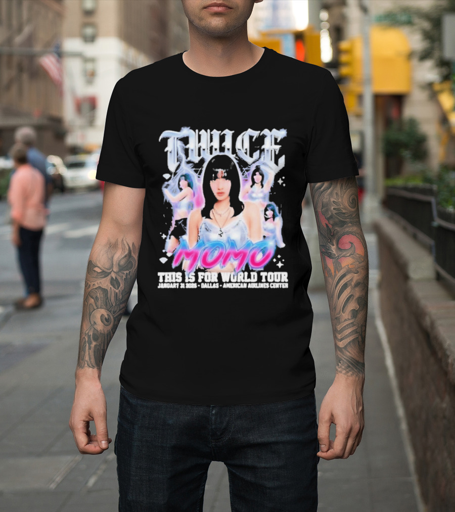 TWICE Momo This Is For World Tour August 17 2019 Kuala Lumpur Axiata Arena Concert T-Shirt