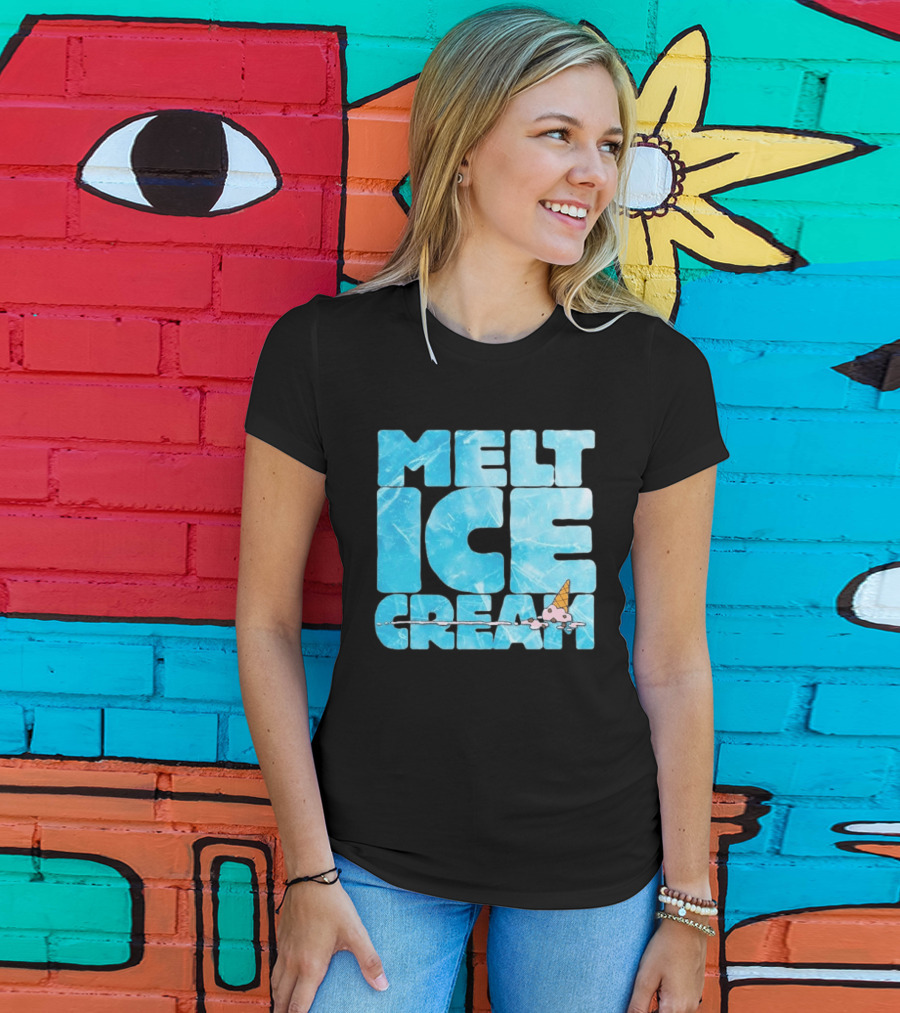 Ben & Jerry's Melt Ice Cream Frozen Treat Humor T-Shirt