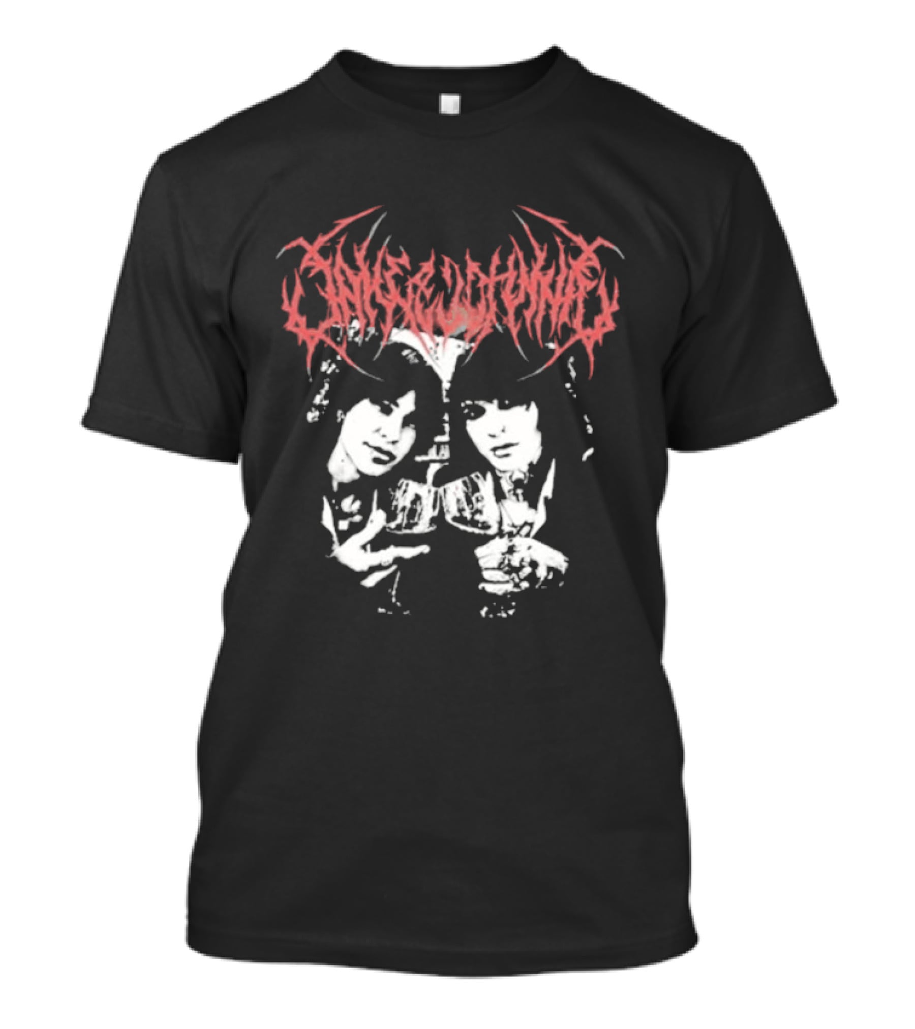 Jake Webber JNJ Metal Band Inspired Art With Dual Portraits T-Shirt