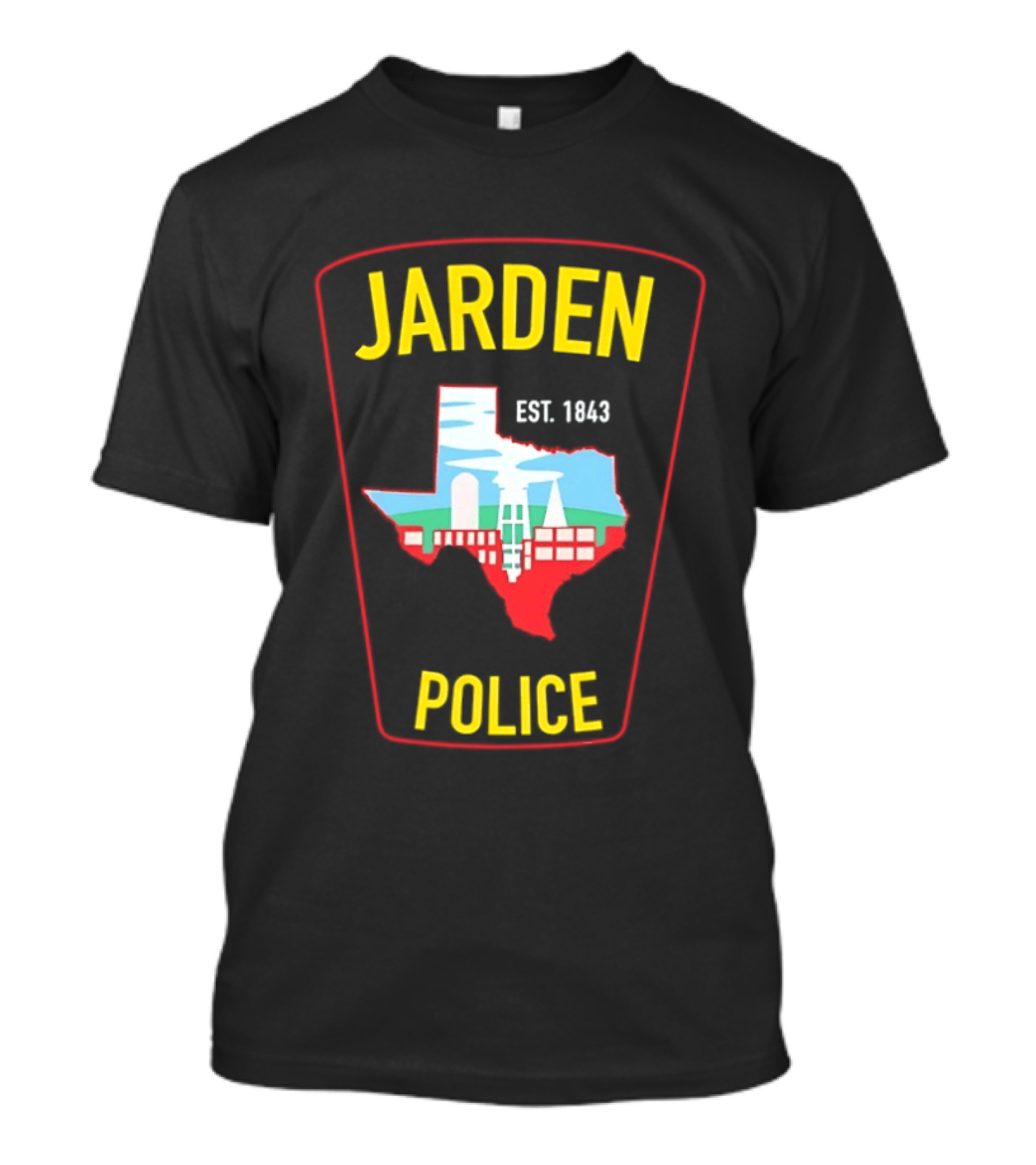 Jarden Police Est 1843 Texas T-Shirt