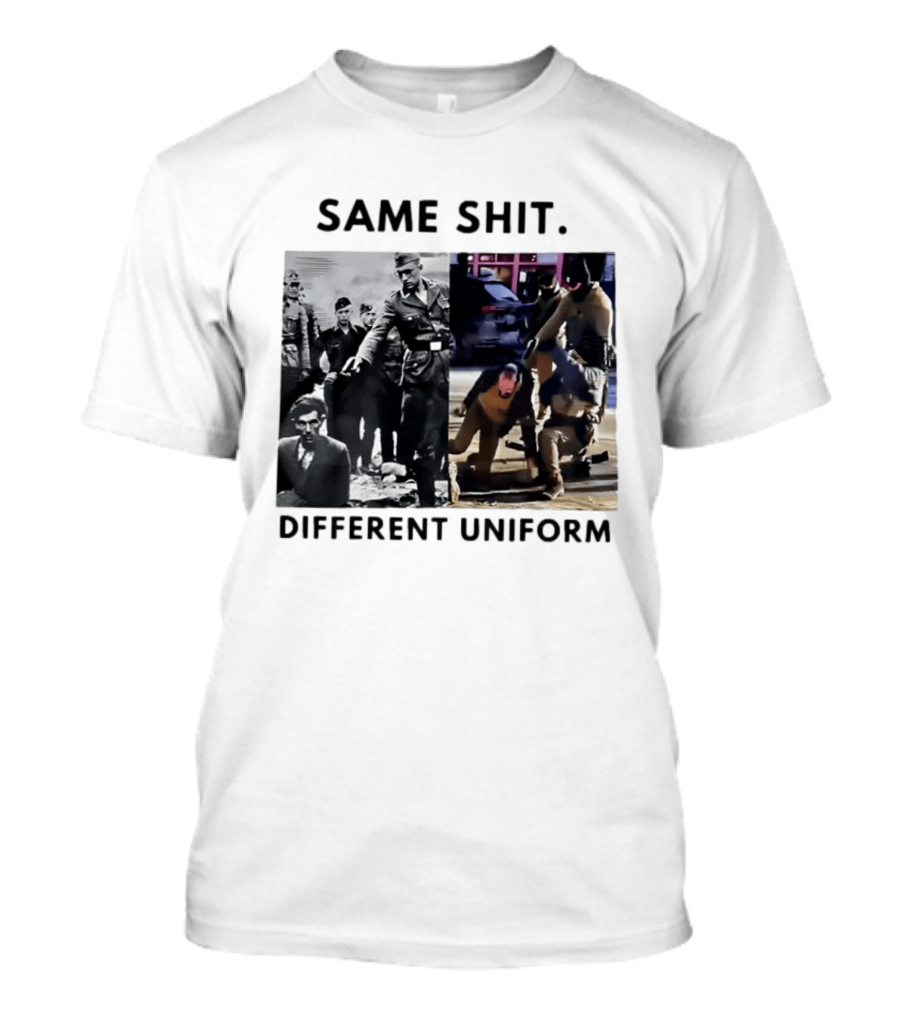 SAME SHIT DIFFERENT UNIFORM Abolish ICE T-Shirt
