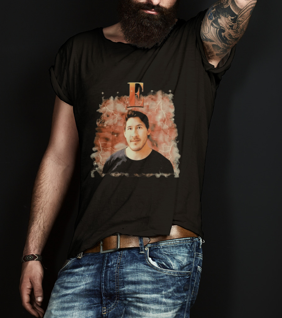 Iron Lung Movie Markiplier E Face Lightning T-Shirt