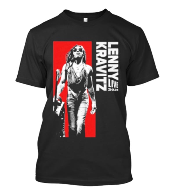 Lenny Kravitz Live 2026 Bold Red T-Shirt