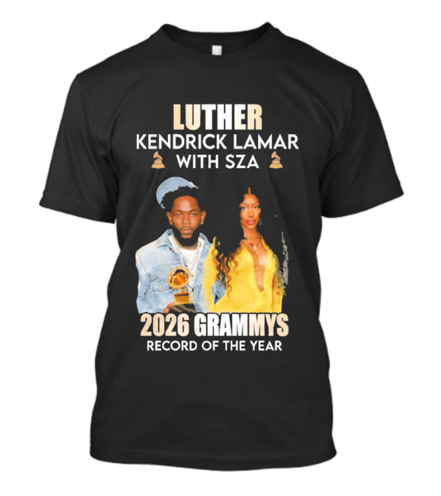 Luther Kendrick Lamar With SZA 2026 Grammys Record Of The Year T-Shirt